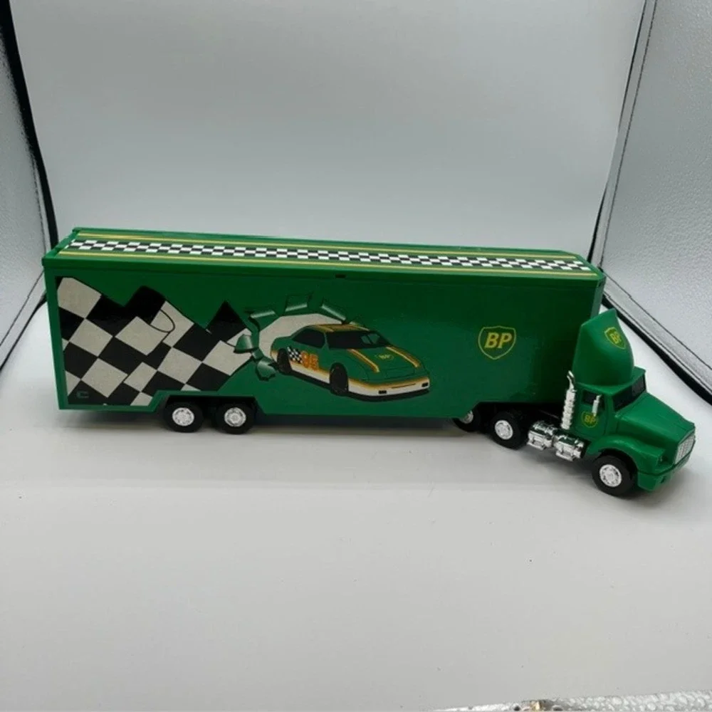 BP Toy Racing Transport Truck Limited Edition Collectors Series Green #95 Car